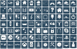 Home automation 2d icons