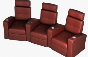 3d Model Modular Cinema Chairs